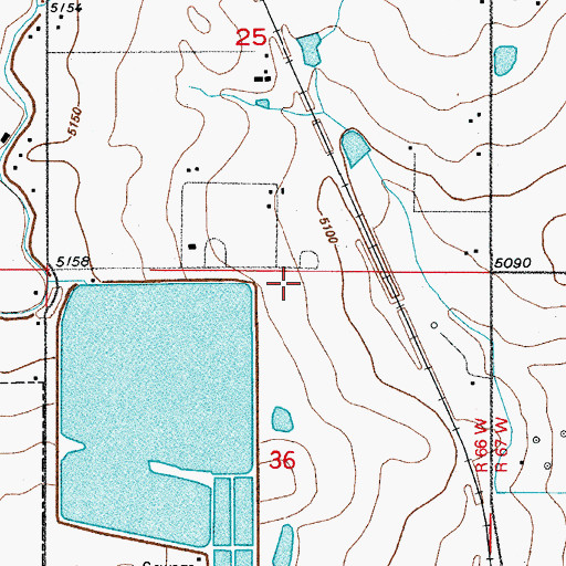Topographic Map of North Metro Fire - Rescue Department Station 68, CO