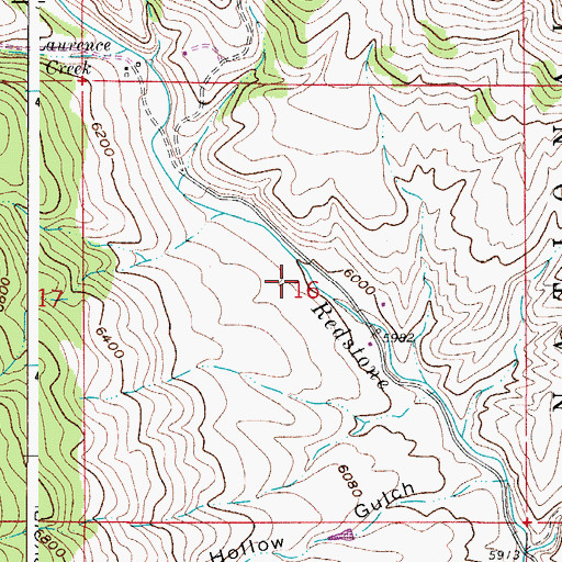 Topographic Map of Poudre Fire Authority Station 11, CO