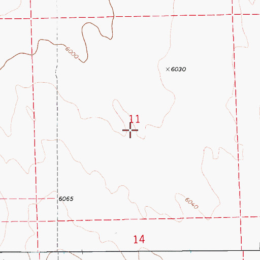 Topographic Map of United States Air Force Academy Fire and Emergency Services Auxiliary Station, CO