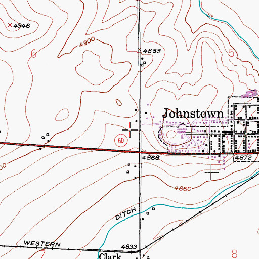 Topographic Map of Front Range Fire Rescue Station 1, CO