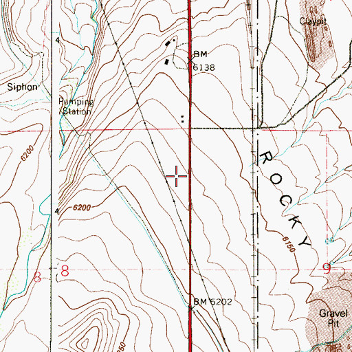 Topographic Map of Rocky Flats Fire Department, CO