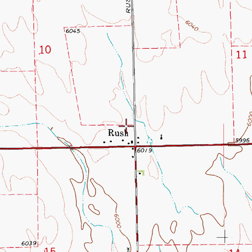 Topographic Map of Tri - County Volunteer Fire Department, CO