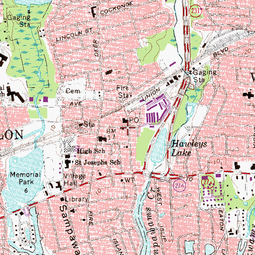 Topographic Map of Gateway Life Center, NY