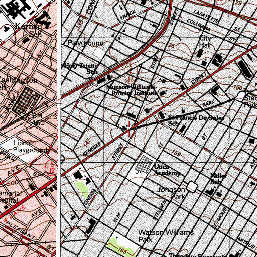 Topographic Map of House of God, NY
