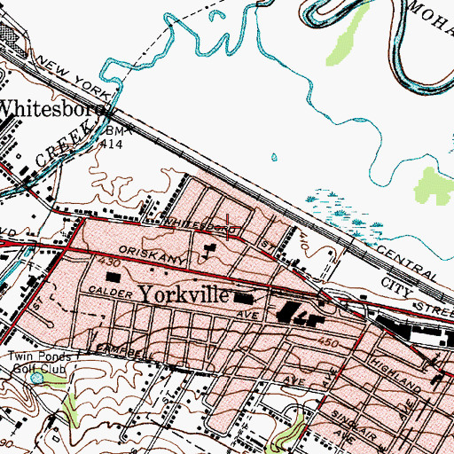Topographic Map of Life Point Church, NY