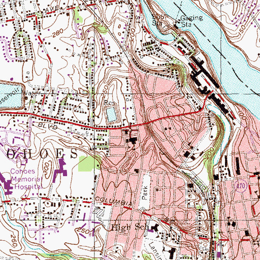 Topographic Map of Holy Trinity Church, NY