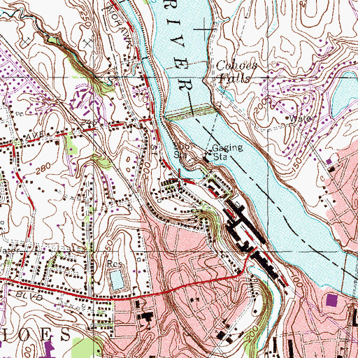 Topographic Map of Calvary Grace Church, NY