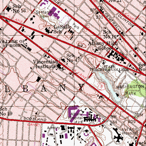 Topographic Map of Church of God Propecy, NY