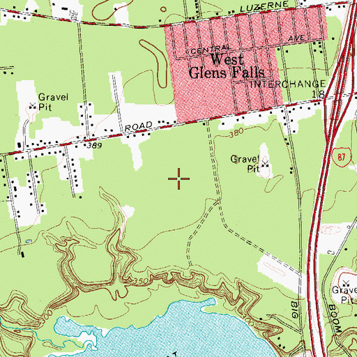 Topographic Map of Carey Industrial Park, NY