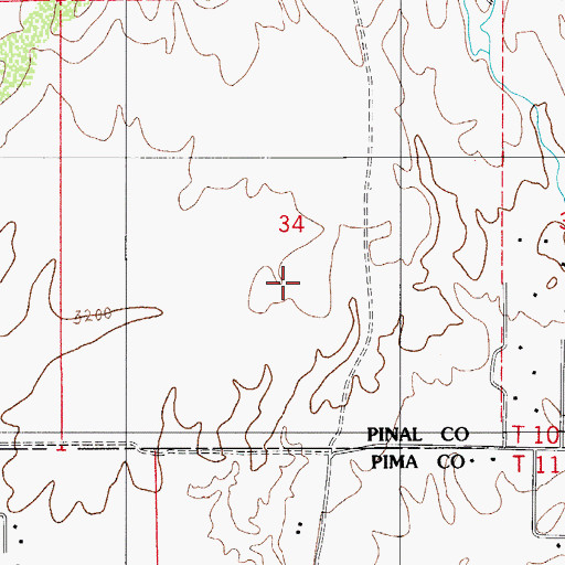 Topographic Map of Sierra Tucson Residential Treatment Hospital, AZ