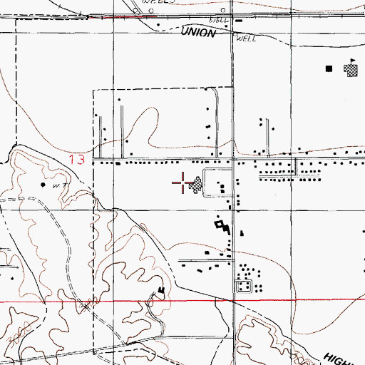 Topographic Map of Mount Graham Regional Medical Center, AZ