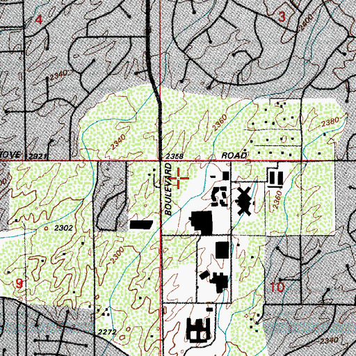 Topographic Map of Northwest Tucson Surgery Center, AZ