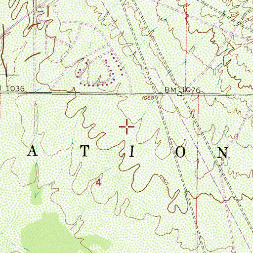 Topographic Map of Komatke Health Center, AZ