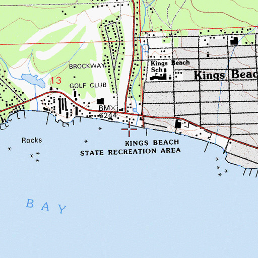 Topographic Map of Griff Creek, CA