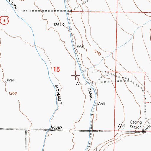 Topographic Map of Gunter Creek, CA