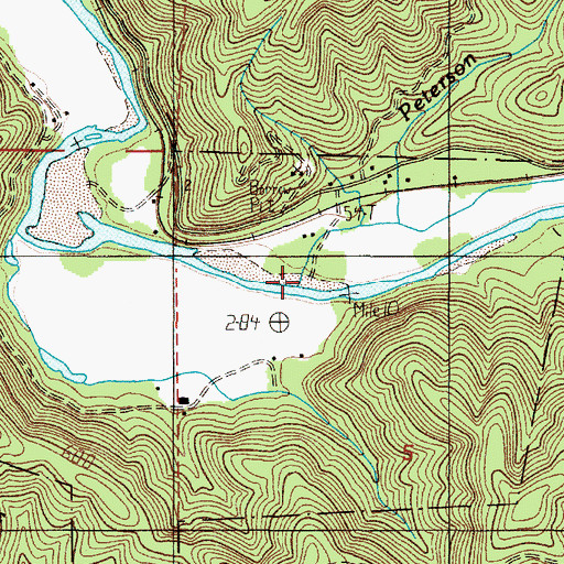 Topographic Map of Mohler Sand and Gravel Boat Launch, OR