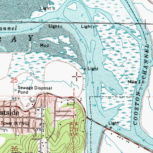 Topographic Map of Eastside Boat Ramp, OR