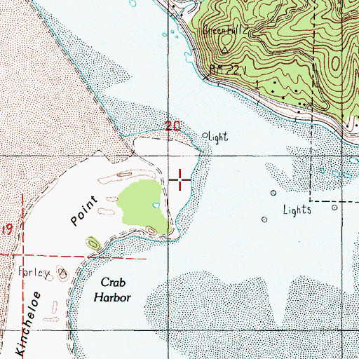 Topographic Map of Kincheloe Point Boat Access, OR