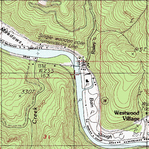 Topographic Map of Taylor's Landing Boat Ramp, OR