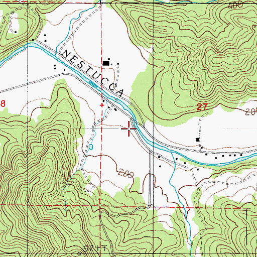 Topographic Map of Fourth Bridge Ramp, OR