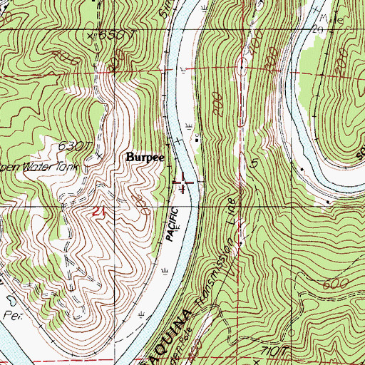 Topographic Map of Cannon Quarry Park Boat Ramp, OR