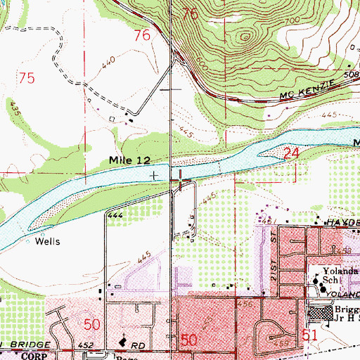 Topographic Map of Rodakawski Boat Ramp, OR