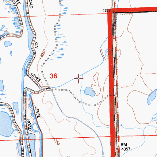 Topographic Map of Jim Creek, CA