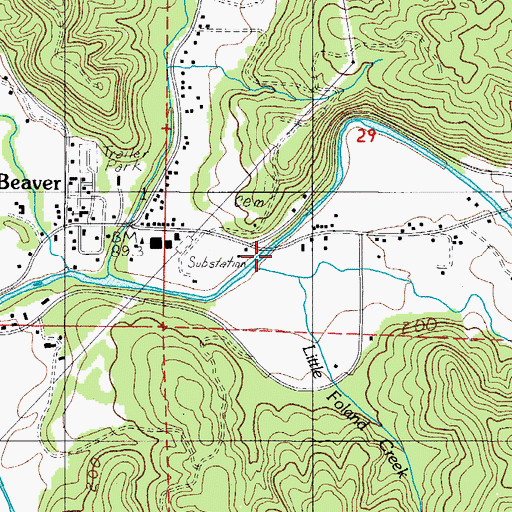 Topographic Map of First Bridge Ramp, OR