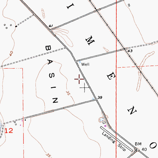 Topographic Map of Jimeno, CA