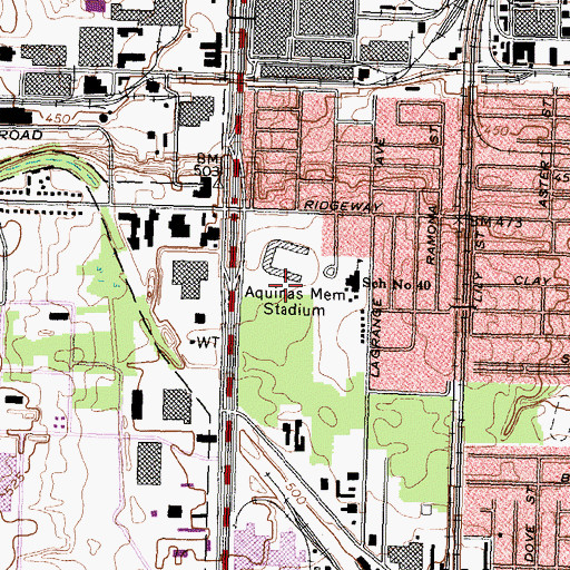 Topographic Map of Holleder Technology Park, NY