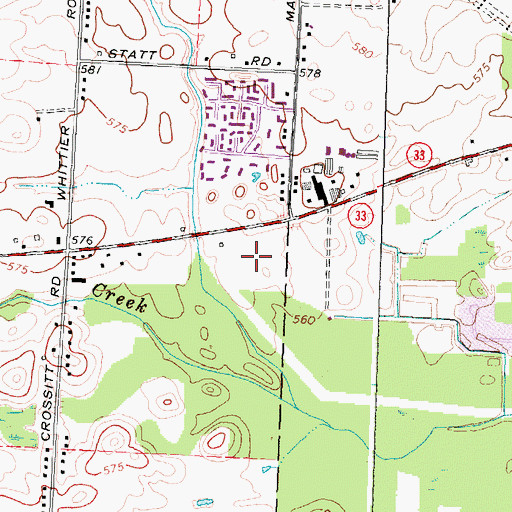 Topographic Map of Regency Oaks Industrial Park, NY