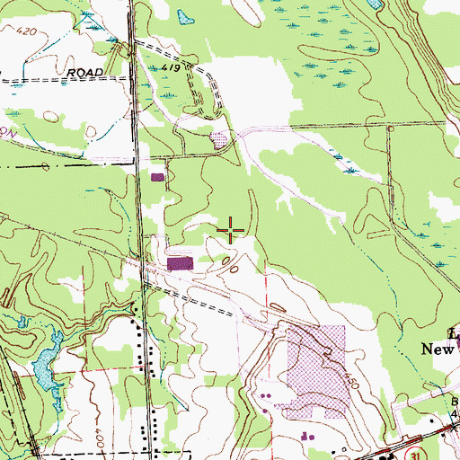 Topographic Map of Radisson Corporate Park, NY