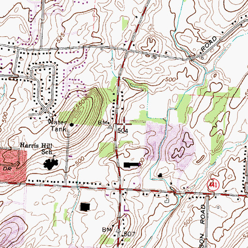 Topographic Map of Childtime Children's Center, NY