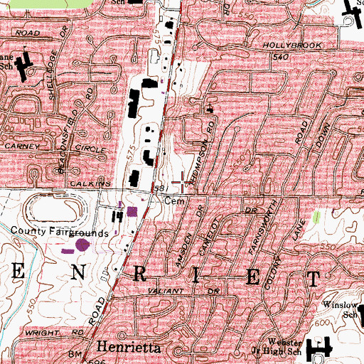 Topographic Map of Childtime Children's Center, NY