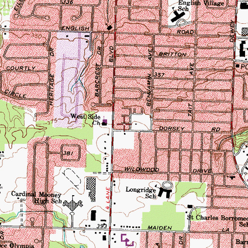 Topographic Map of Childtime Children's Center, NY