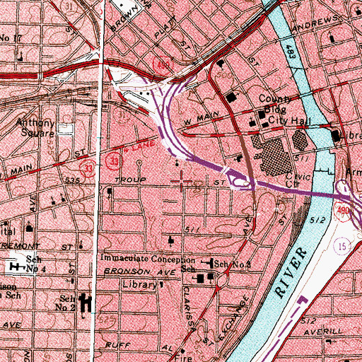 Topographic Map of Community Child Care Center, NY