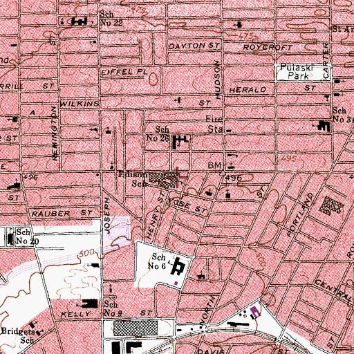 Topographic Map of Ibero Family Preservation Center, NY