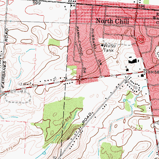 Topographic Map of Kiddie Kollege, NY