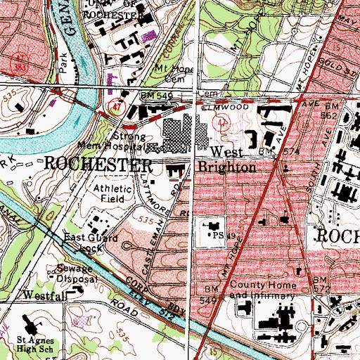 Topographic Map of Kinder - Care Learning Center, NY