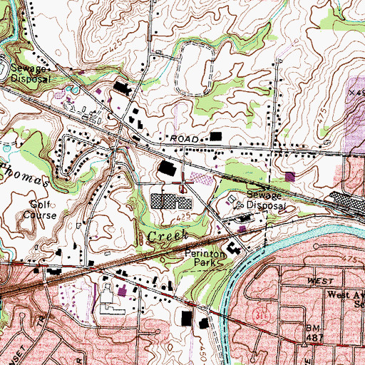 Topographic Map of New Horizons Early Childhood Center, NY
