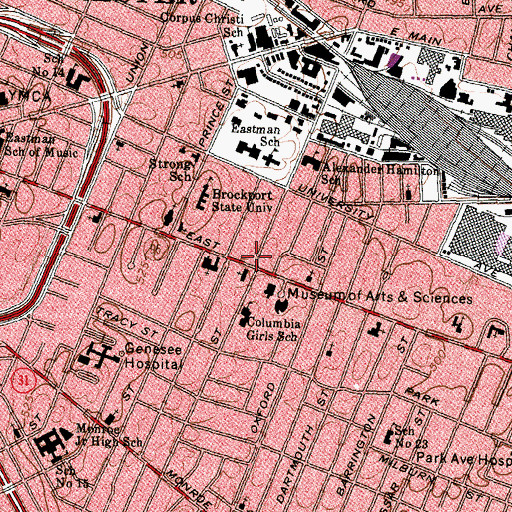 Topographic Map of Ora Academy, NY