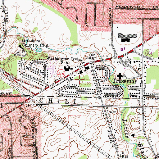 Topographic Map of Our Saviour Child Development Center, NY