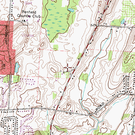 Topographic Map of Pepper Hill Farm Child Care Center, NY