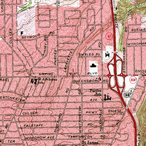Topographic Map of Precious Times Daycare Center, NY