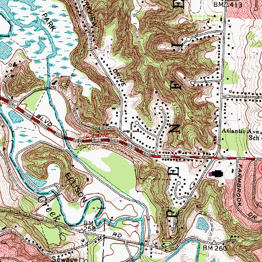 Topographic Map of Small World Nursery, NY