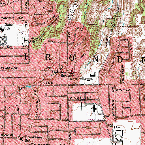 Topographic Map of Sunshine Daycare Center, NY