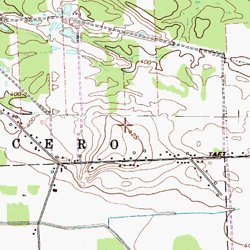 Topographic Map of Abundant Life Academy, NY