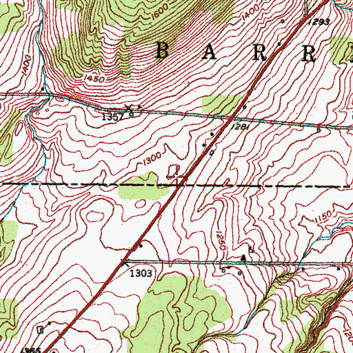 Topographic Map of Crystal Valley Christian School, NY