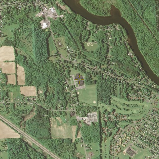 Aerial/Satellite Image of Donald S Ray School, NY