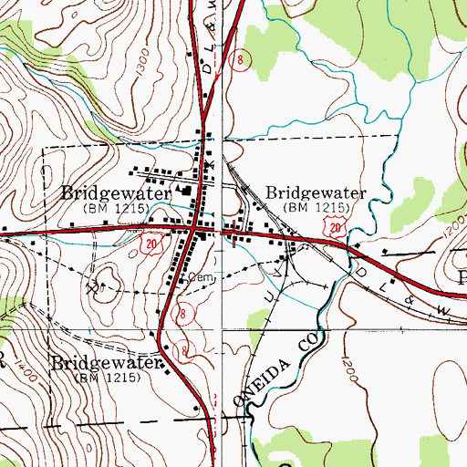 Topographic Map of Faith Christian School, NY